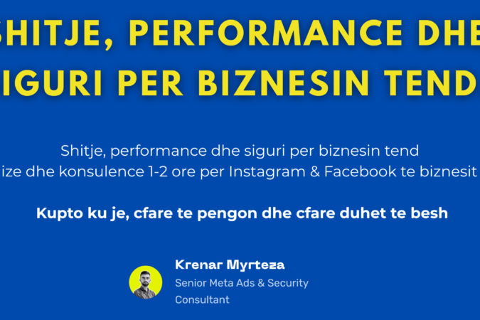 Konsulence per biznesin online ne Instagram dhe Facebook (1)