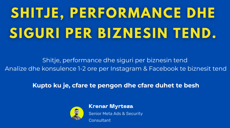 Konsulence per biznesin online ne Instagram dhe Facebook (1)